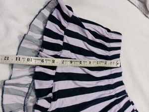 Striped Ruffle Shorts