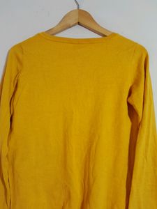 Yellow Plain Sweatshirt(women's)