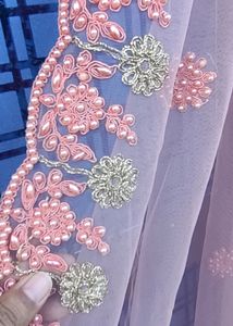 One Time Used Bridal Lehanga Peach Colour