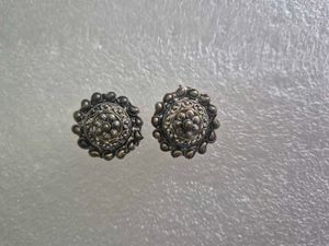 Antique Oxidized Silver Earrings