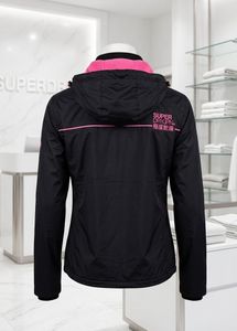 Superdry Black Hooded Jacket