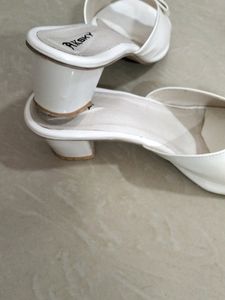 White Colour Heels In A Good Condition