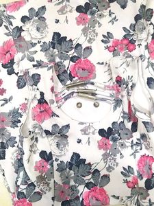 Floral A-Line Dress with Criss-Cross Back