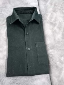 Classic Black Collared Shirt