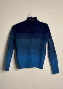 Men's Ombre Half-Zip Sweater