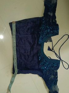 Stylish Blue Printed Saree