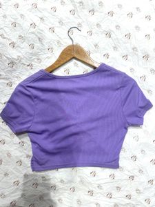 Women's Sexy V-Neck  Crop Top