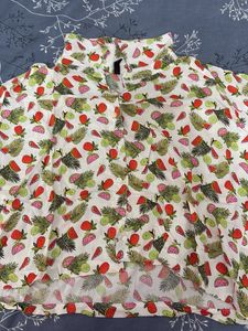 Fun Fruit Print Top