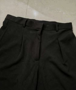 Women's Black Wide-Leg Pants