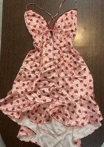 Coquette Babydoll Satin Dress