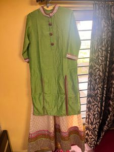 Ethnic Gown with Kurti top