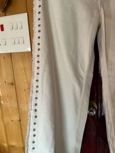 Bershka Baggy Jeans with Eyelet Detail