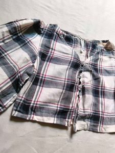 Top &amp; Black Skirt Set