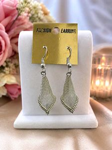 Elegant Mesh Drop Earrings
