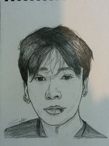 BTS Jungkook fan art portrait