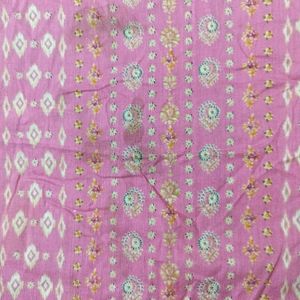 Pink Kurta with Floral Print