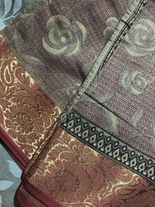 trendy brown saree