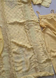 Elegant Yellow Kurta Set with Dupatta