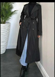 Classic Black Trench Coat