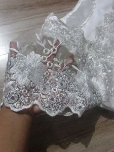 Elegant White Embroidered Blouse