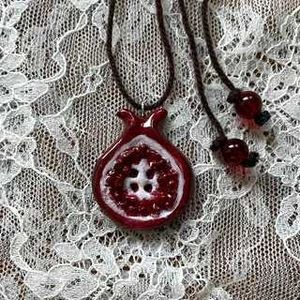 2 × Fruit Button Necklaces