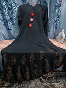 👗 Black  with Paisley Print