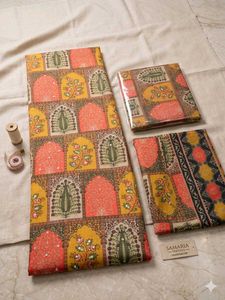 jaam cotton unstitched suit