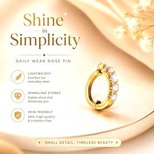 Elegant Diamond Nose Pin