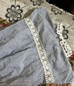Cute Striped Lace Dress