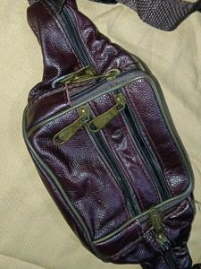 Stylish Leather Waist Bag