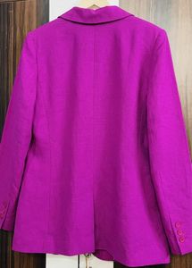 Plus size Vibrant Pink Blazer