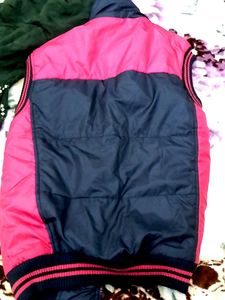 Red &amp; Black Padded Vest