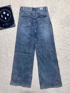 Women's Wide Leg Acid Wash Jeans