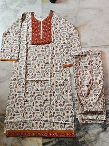 pure cotton Printed Kurta Set