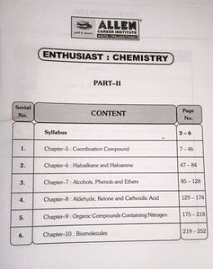 Allen Chemistry CBSE Compendium Class XII