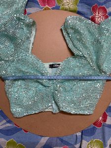 Sparkly Blue Co-ord Set