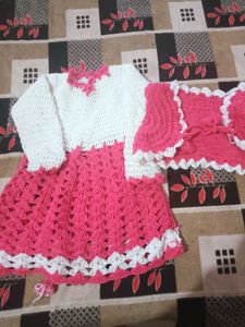 Beautiful Warm Frock With Jacket