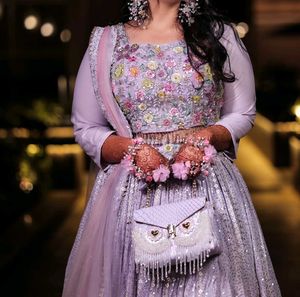 pastel lehenga