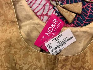 Elegant Gold Brocade Blouse