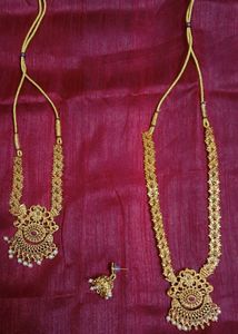 Gold Plated Necklace & Earring Set