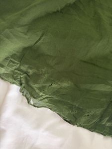 Chic Off-Shoulder Green Dress