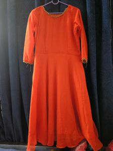 Elegant Orange Kurta Set
