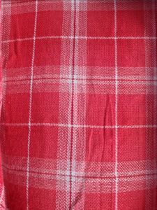 Ginger Red FREE Size FLANNEL COVER UP