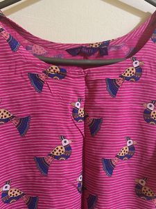 Pink Shoulder Hole Pretty Top