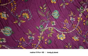 Beautiful mul cottan Purple Floral Saree