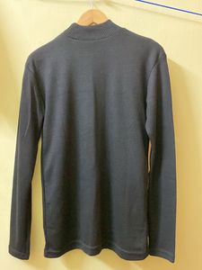 Brand New Mens Highneck Full Sleeve Black Tshirt