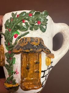 Unique Handmade Fairy House Mug