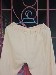 Beige Colour Ankle Length Pant