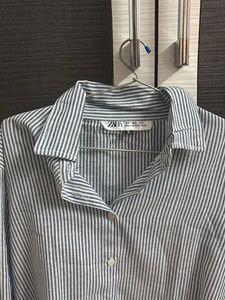 Classic Striped Button-Up Shirt