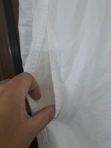 Classic White Button-Up Shirt Dress